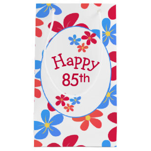 Sacola Para Presentes Pequena 85.º aniversário das urnas de branco