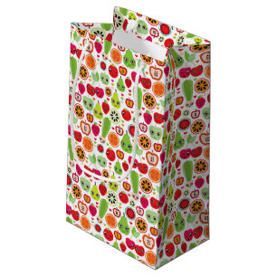 Sacola Para Presentes Pequena a fruta caçoa a maçã da ilustração