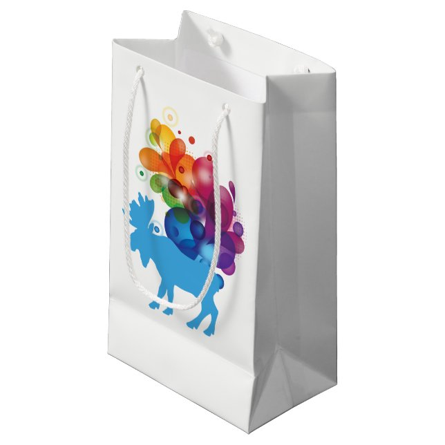 Sacola Para Presentes Pequena Abstrato Moose Gift Bag (Frente inclinada)