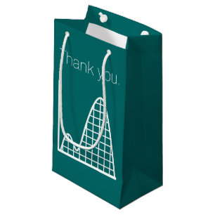 Sacola Para Presentes Pequena Adiciona-se no Saco do Presente Teal