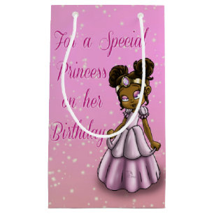 Sacola Para Presentes Pequena África - Princesa Americana Aniversário