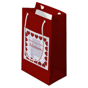 Sacola Para Presentes Pequena Alabama Home Sweet Home