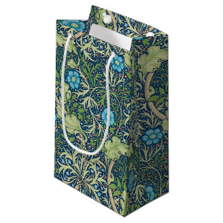 Sacola Para Presentes Pequena Algas marinhas, William Morris