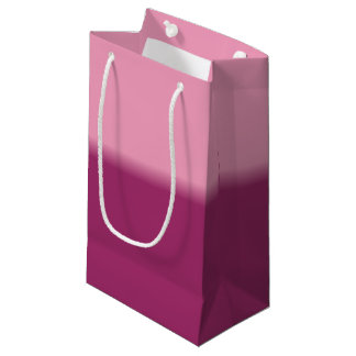 Sacola Para Presentes Pequena Amaranth Pink e Amaranth Purple
