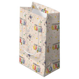 Sacola Para Presentes Pequena Amendoins Snoopy Woodstock PhotoPop Graduação