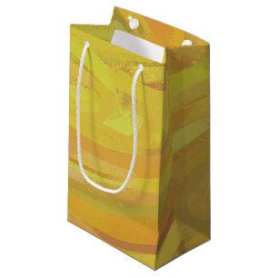Sacola Para Presentes Pequena Anel Amarelo