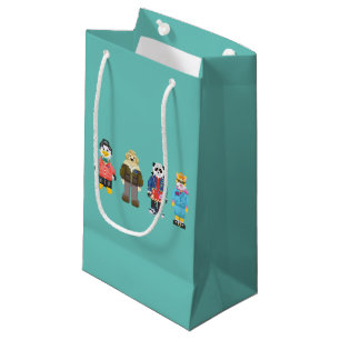 Sacola Para Presentes Pequena Anfitriões do pixel de Webkinz