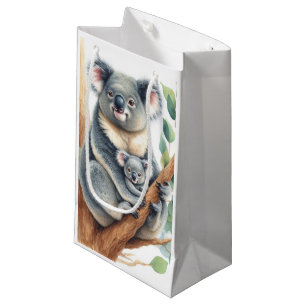 Sacola Para Presentes Pequena Animais da Vida Selvagem Coala