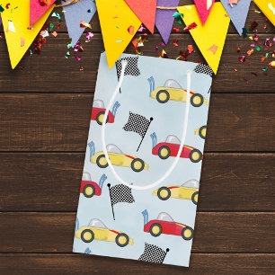 Sacola Para Presentes Pequena Aniversário Carneiro de Corrida Imobiliária Carros