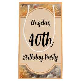 Sacola Para Presentes Pequena aniversário de 40 anos