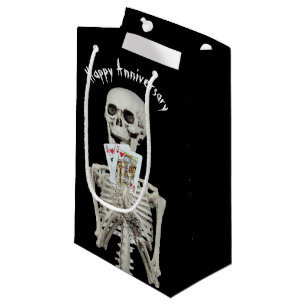 Sacola Para Presentes Pequena Aniversário de Casamento de Halloween