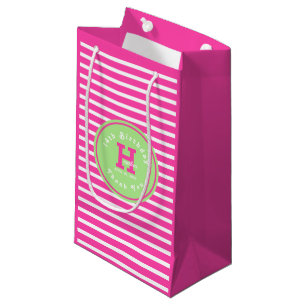 Sacola Para Presentes Pequena Aniversário Lança Rosa ⎮ Pequeno Saco Verde Br