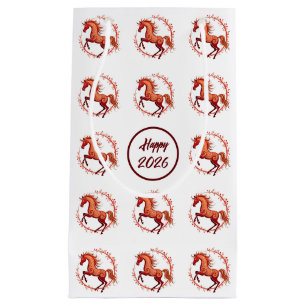 Sacola Para Presentes Pequena Ano do Cavalo 2026