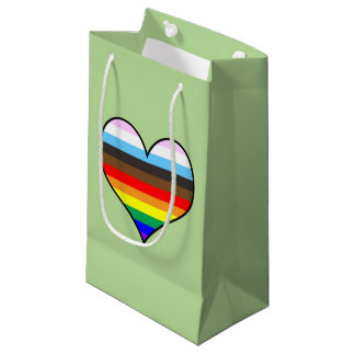 Sacola Para Presentes Pequena Arco-Íris - Pequeno Saco Presente