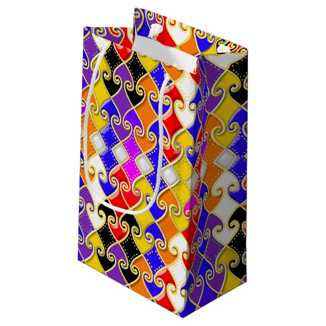 SACOLA PARA PRESENTES PEQUENA ARROW BAG (Verso inclinado)