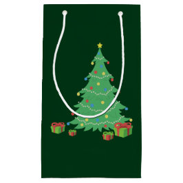 Sacola Para Presentes Pequena Árvore de Natal