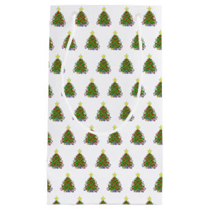 Sacola Para Presentes Pequena árvore de Natal