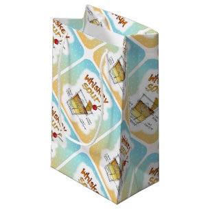 SACOLA PARA PRESENTES PEQUENA AS BOLSAS DO PRESENTE - ARTE ÁCIDA DO COCKTAIL DA