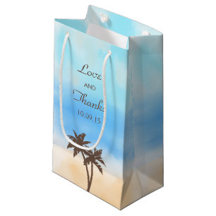 Sacola Para Presentes Pequena As bolsas do presente da coleção do casamento de