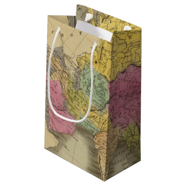 Sacola Para Presentes Pequena Ásia 8 (Verso inclinado)