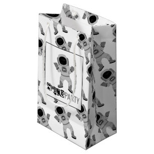 Sacola Para Presentes Pequena Astronauta do Partido Espacial, Aniversário