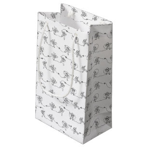 Sacola Para Presentes Pequena Astronauta - Pequeno Saco Presente