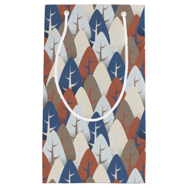 Sacola Para Presentes Pequena Autumn Forest Medley (Frente)