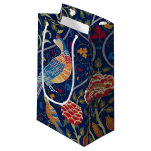 Sacola Para Presentes Pequena Aves e Flores, William Morris