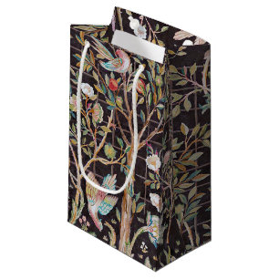 Sacola Para Presentes Pequena Aves no Jardim Flor, William Morris