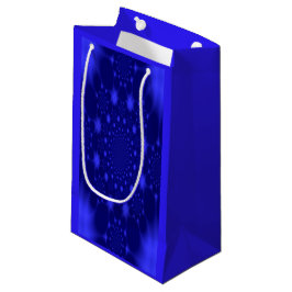 Sacola Para Presentes Pequena Azul Deslumbrante