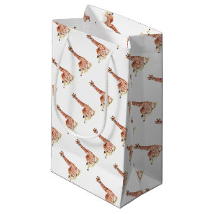 Sacola Para Presentes Pequena Baby Giraffe