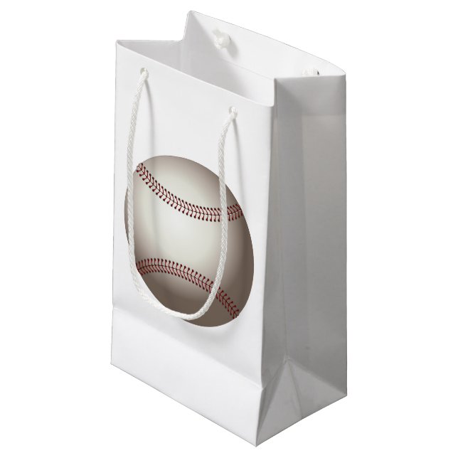 Sacola Para Presentes Pequena Bag de Presente de Baseball (Frente inclinada)