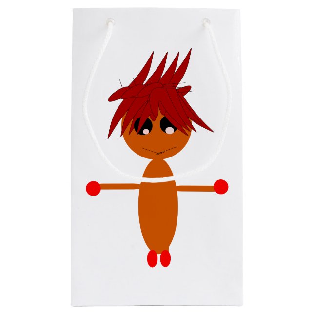 Sacola Para Presentes Pequena Bag de presentes de animação (Verso)