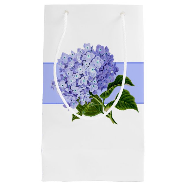 Sacola Para Presentes Pequena Bag-Hydrangea (Frente)