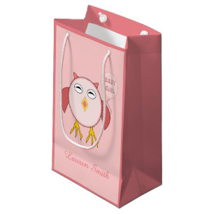 Sacola Para Presentes Pequena Bag Personalizada De Doninha Rosa-Rosa-Bonita
