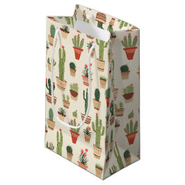 Sacola Para Presentes Pequena Bag Personalizada Do Gift Cactus Pota - Pequeno, B