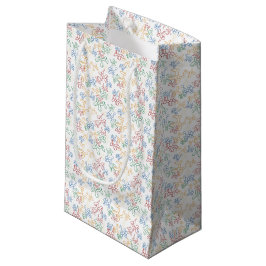 Sacola Para Presentes Pequena Balões - Contorno Primário Fundo Branco