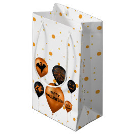 Sacola Para Presentes Pequena Balões do Partido Feliz Halloween