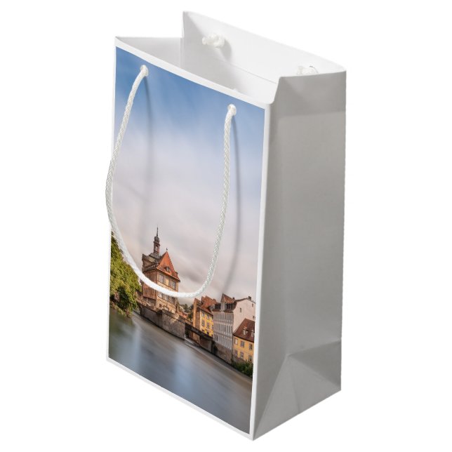 Sacola Para Presentes Pequena Bamberg Germany Photo (Verso inclinado)