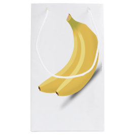 Sacola Para Presentes Pequena Banana Fruta Gift Bag