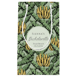 Sacola Para Presentes Pequena Banana Verde Tropical Deixa Bachelorette