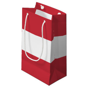 Sacola Para Presentes Pequena Bandeira da Áustria