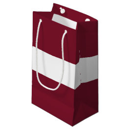 Sacola Para Presentes Pequena Bandeira da Letónia
