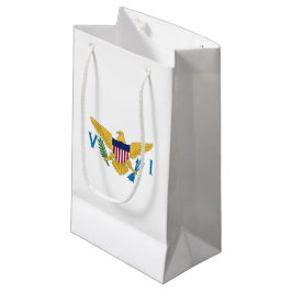Sacola Para Presentes Pequena bandeira das Ilhas Virgens dos EUA