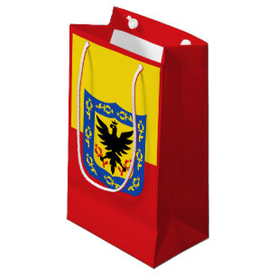 Sacola Para Presentes Pequena Bandeira de Bogotá, Colômbia - Pequeno Saco Presen