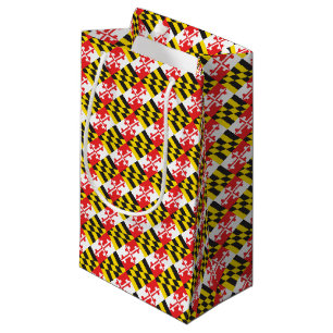 Sacola Para Presentes Pequena Bandeira de Maryland