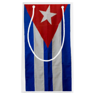 Sacola Para Presentes Pequena Bandeira de país de Cuba