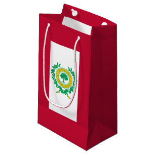 Sacola Para Presentes Pequena Bandeira de Raleigh, Carolina do Norte, Pequena Sa