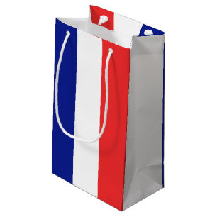 Sacola Para Presentes Pequena Bandeira do francês Tricolore de France
