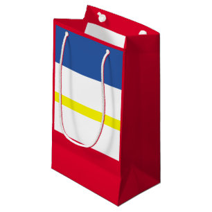 Sacola Para Presentes Pequena Bandeira do Meclemburgo-Pomerânia Ocidental Pequen